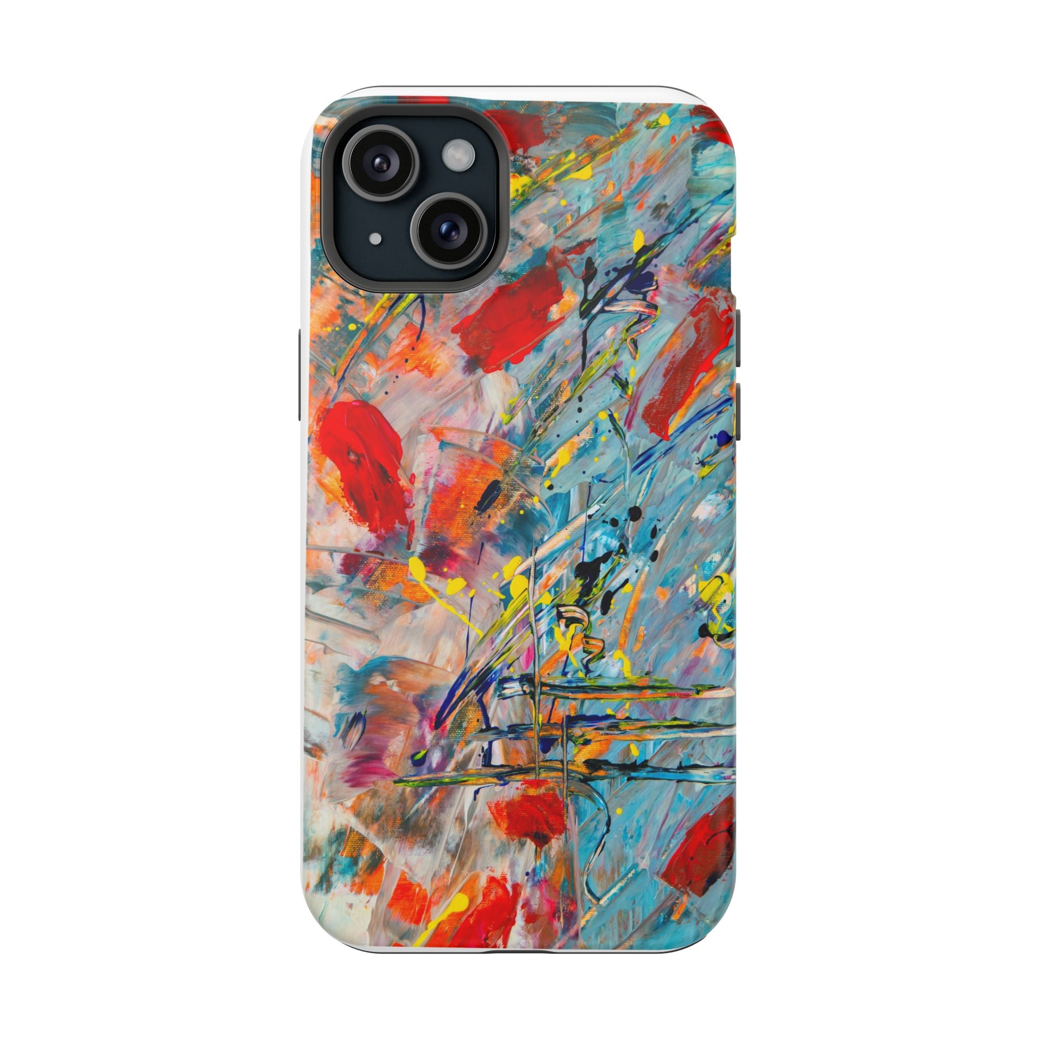 Vibrant Magnetic Phone Cases for Art Lovers, Colorful Phone Protection, Unique Gift for Creatives, Customizable Tech Cases