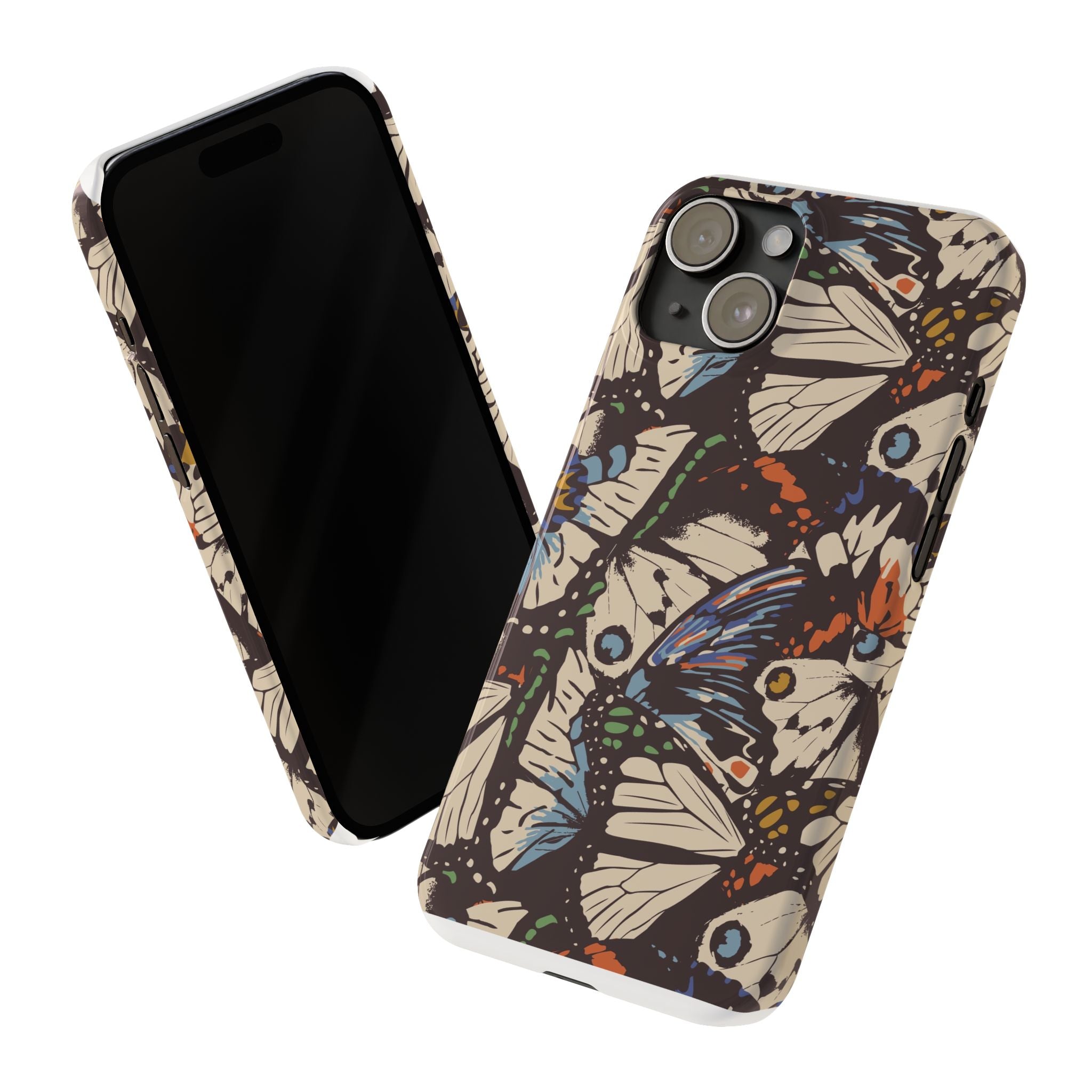 Butterfly Slim Phone Cases - Eco-Friendly, Stylish Gift for Nature Lovers, Unique Phone Protector, Birthday Gift, Trendy Design