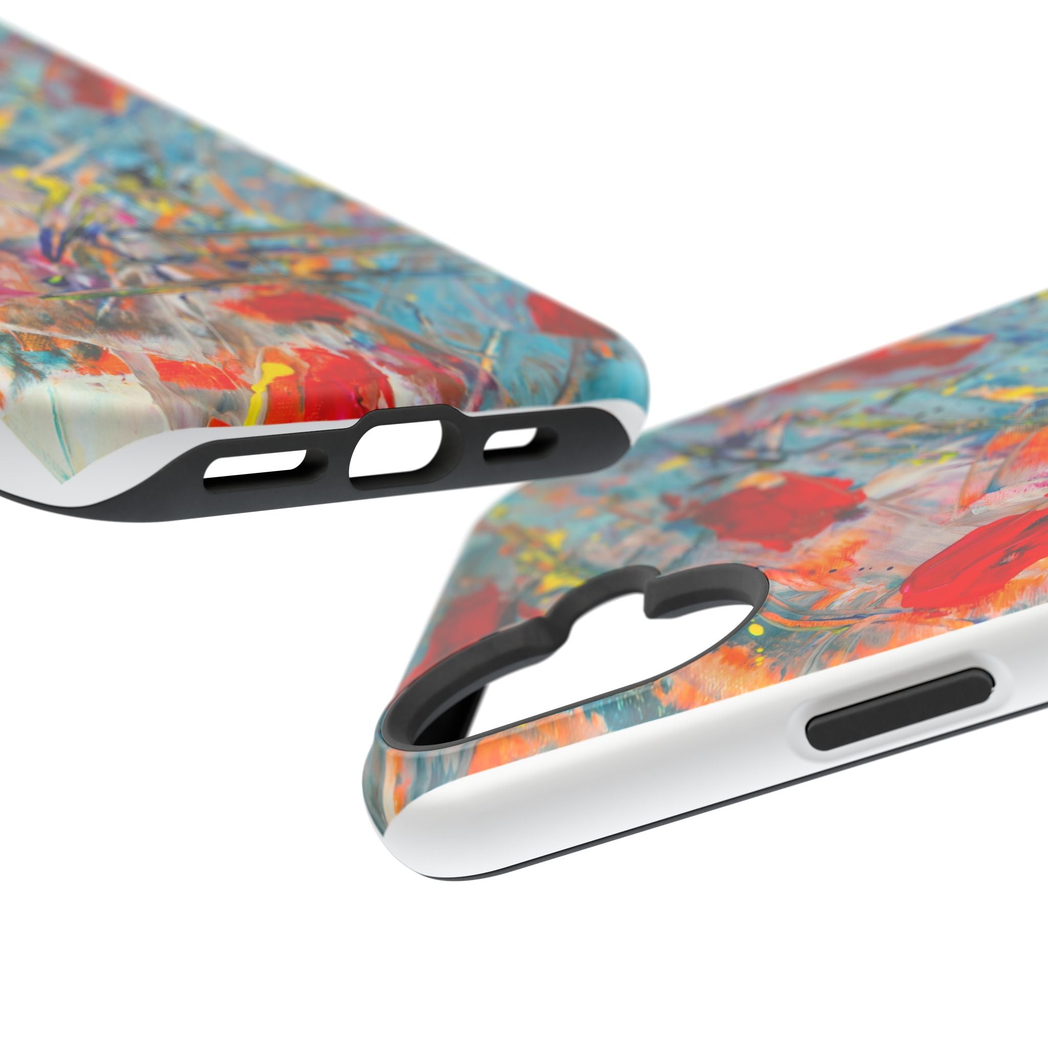 Vibrant Magnetic Phone Cases for Art Lovers, Colorful Phone Protection, Unique Gift for Creatives, Customizable Tech Cases