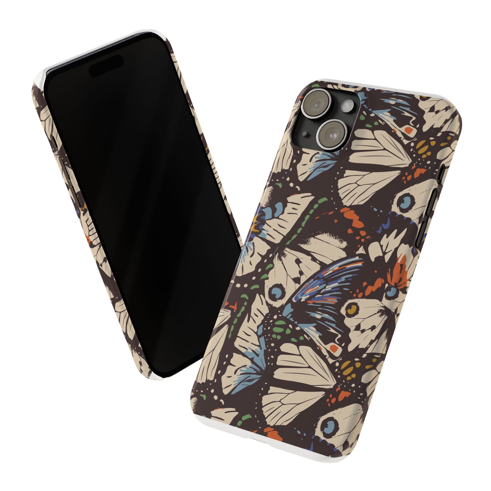 Butterfly Slim Phone Cases - Eco-Friendly, Stylish Gift for Nature Lovers, Unique Phone Protector, Birthday Gift, Trendy Design