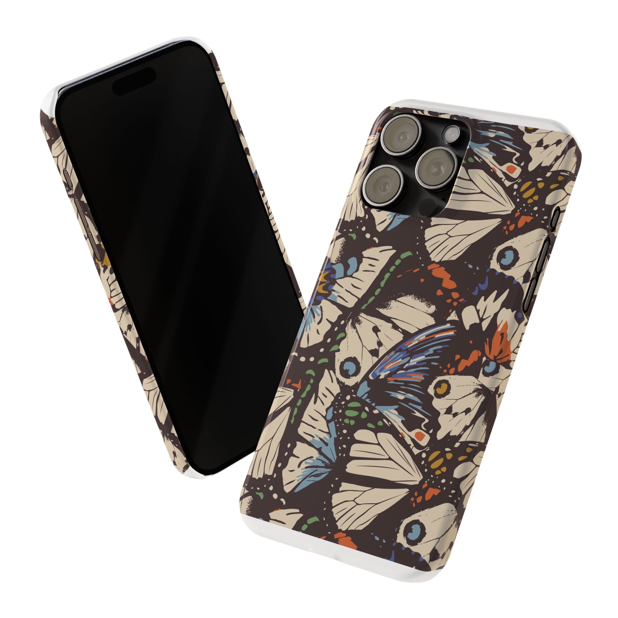 Butterfly Slim Phone Cases - Eco-Friendly, Stylish Gift for Nature Lovers, Unique Phone Protector, Birthday Gift, Trendy Design