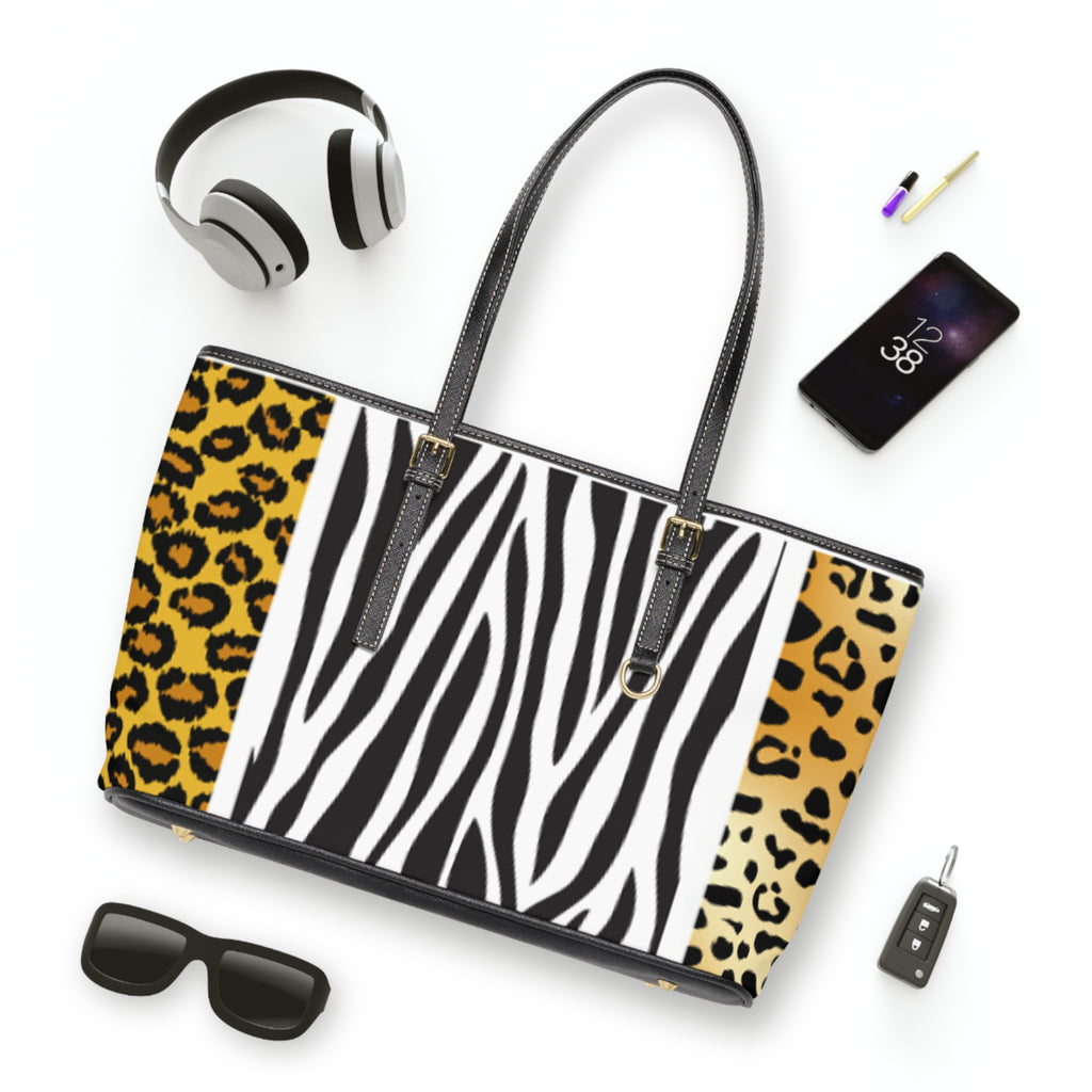 Trendy PU Leather Shoulder Bag - Fashionable Tote for Animal Print Lovers, Chic Everyday Handbag, Great Gift for Her, Stylish Handbag, [...]