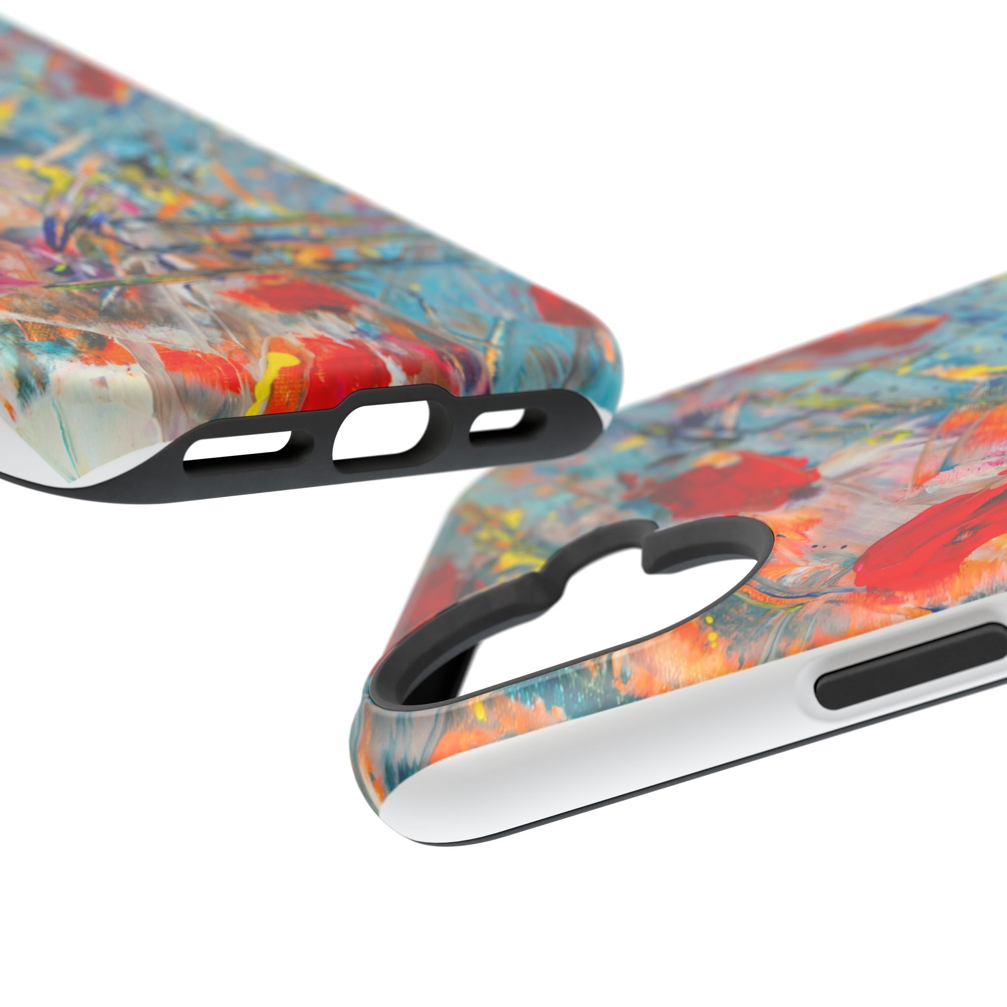 Vibrant Magnetic Phone Cases for Art Lovers, Colorful Phone Protection, Unique Gift for Creatives, Customizable Tech Cases