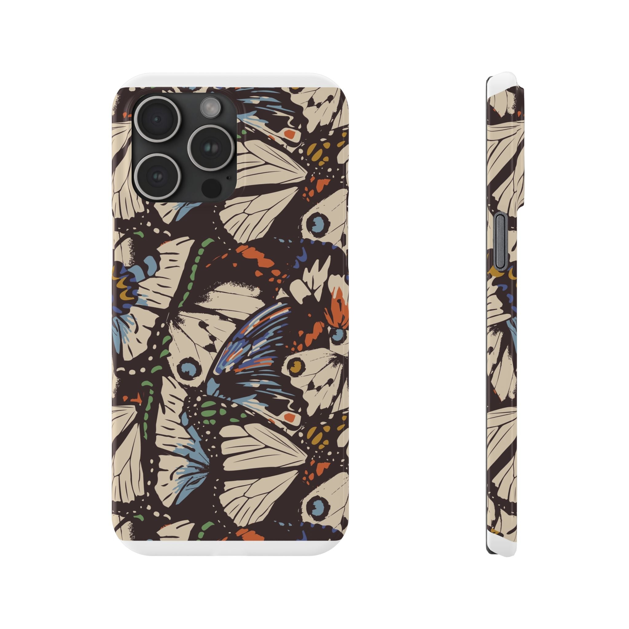 Butterfly Slim Phone Cases - Eco-Friendly, Stylish Gift for Nature Lovers, Unique Phone Protector, Birthday Gift, Trendy Design