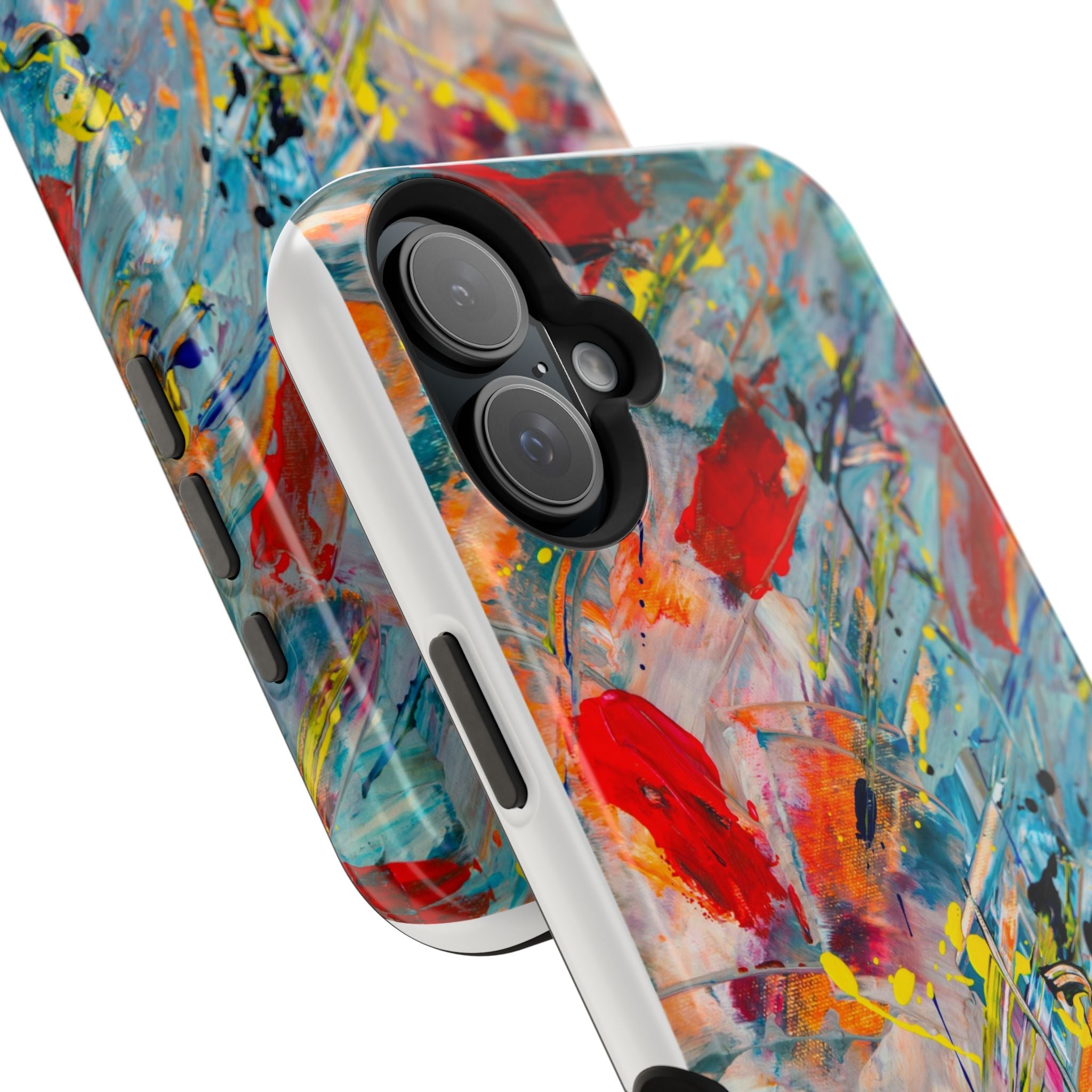 Vibrant Magnetic Phone Cases for Art Lovers, Colorful Phone Protection, Unique Gift for Creatives, Customizable Tech Cases