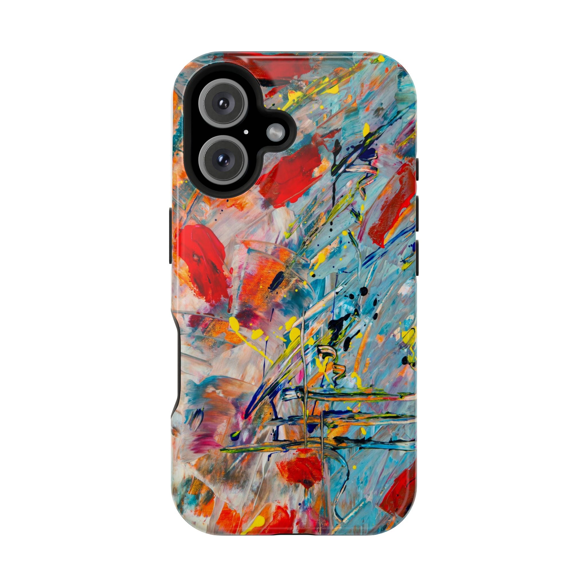 Vibrant Magnetic Phone Cases for Art Lovers, Colorful Phone Protection, Unique Gift for Creatives, Customizable Tech Cases