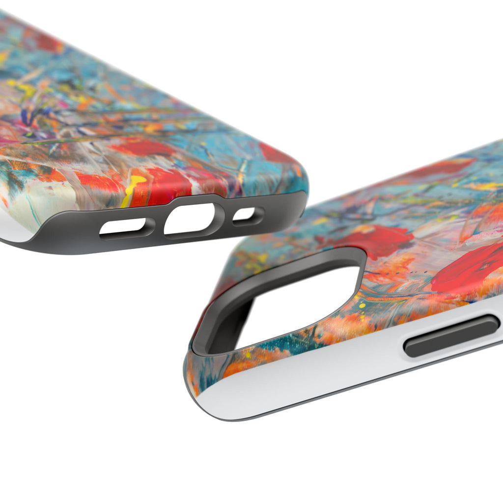 Vibrant Magnetic Phone Cases for Art Lovers, Colorful Phone Protection, Unique Gift for Creatives, Customizable Tech Cases