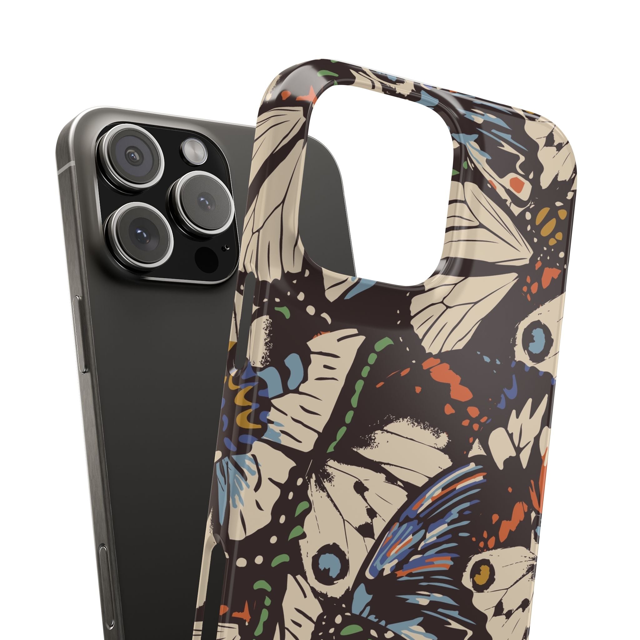 Butterfly Slim Phone Cases - Eco-Friendly, Stylish Gift for Nature Lovers, Unique Phone Protector, Birthday Gift, Trendy Design