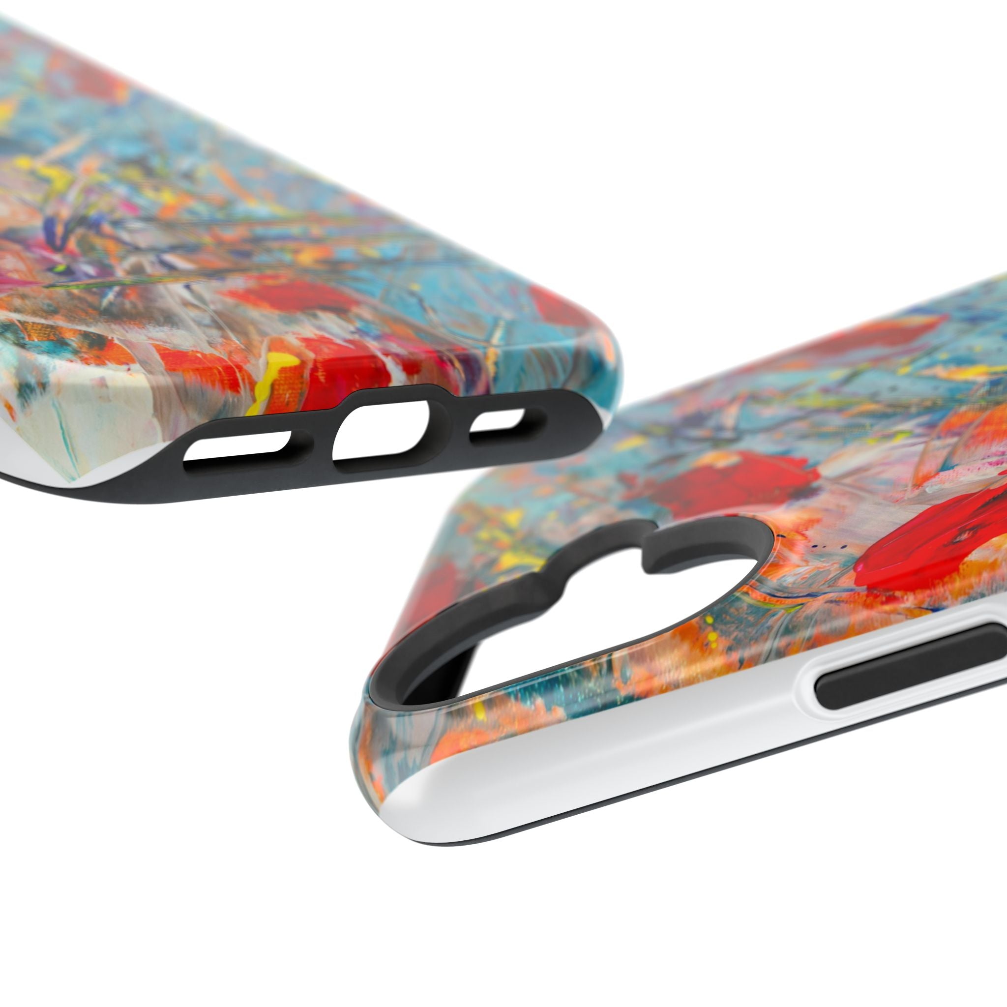 Vibrant Magnetic Phone Cases for Art Lovers, Colorful Phone Protection, Unique Gift for Creatives, Customizable Tech Cases