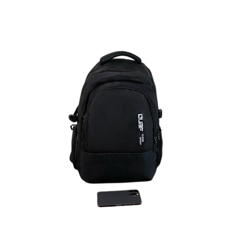 Multi-Use Backpack for School, Work, and Outdoor Travel: Black