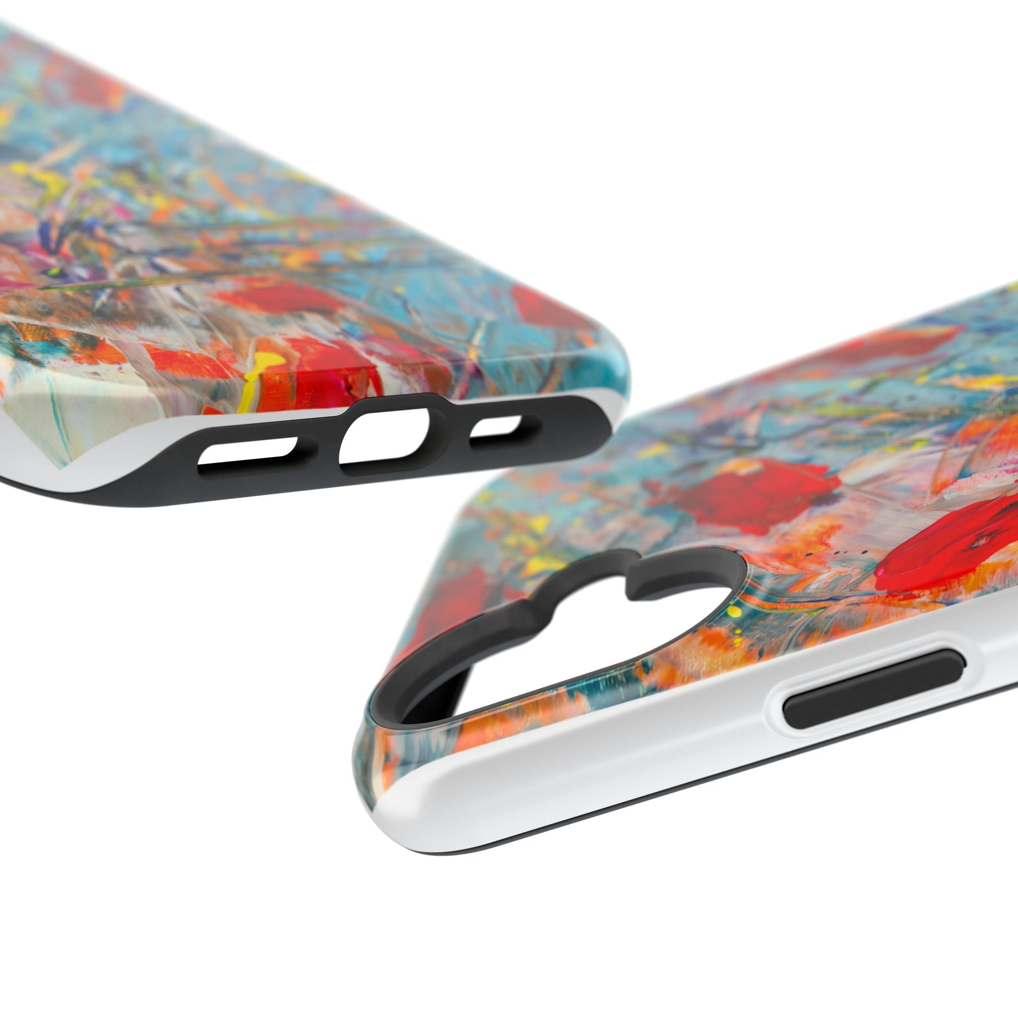 Vibrant Magnetic Phone Cases for Art Lovers, Colorful Phone Protection, Unique Gift for Creatives, Customizable Tech Cases
