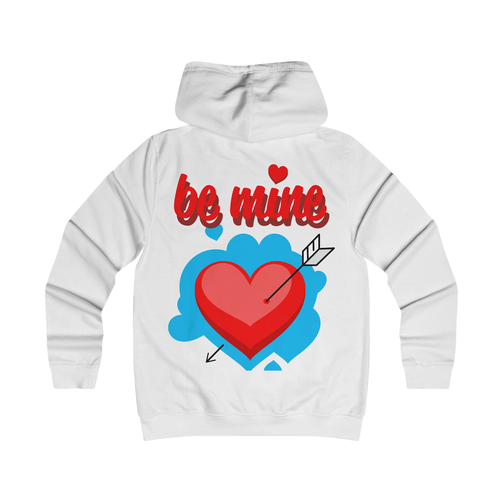 Valentine's Day Girlie College Hoodie, Cute Sweatshirt Gift for Her, Cozy Hoodie for College, Casual Outfit, Love and Friendship Apparel