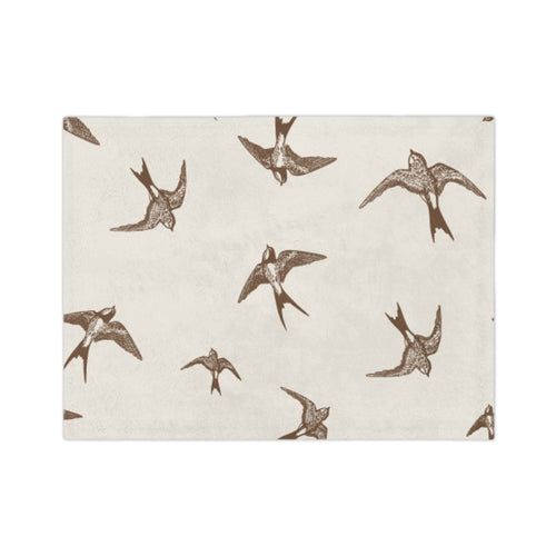 Airy Swallow Print Blanket - Cozy Decor, Gift for Nature Lovers, Bedtime Luxury, Stylish Home Accent, Snuggle Time Essential, Perfect [...]