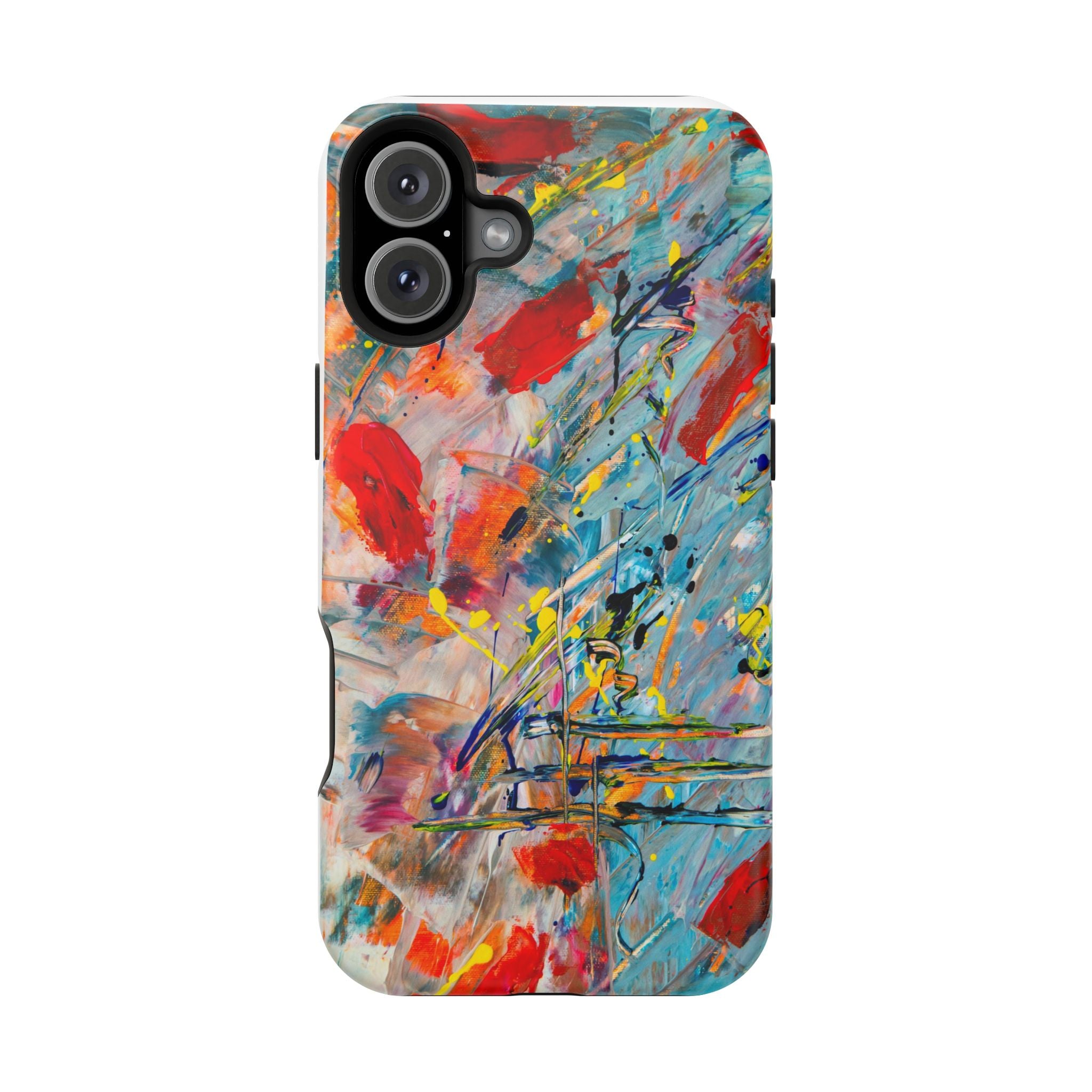 Vibrant Magnetic Phone Cases for Art Lovers, Colorful Phone Protection, Unique Gift for Creatives, Customizable Tech Cases