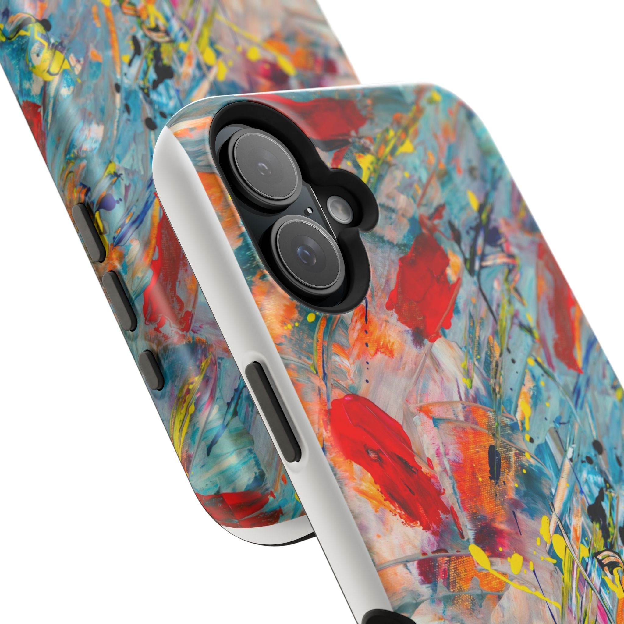 Vibrant Magnetic Phone Cases for Art Lovers, Colorful Phone Protection, Unique Gift for Creatives, Customizable Tech Cases