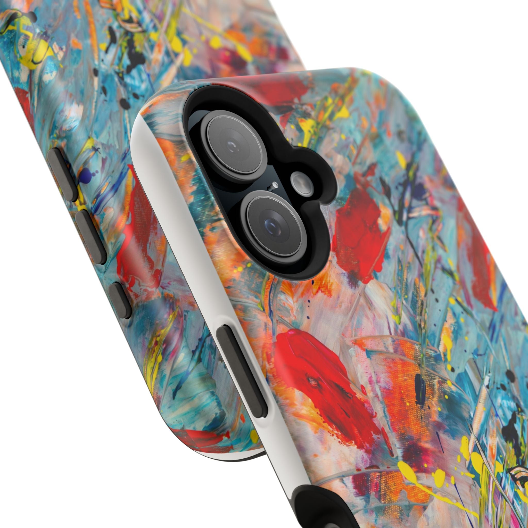 Vibrant Magnetic Phone Cases for Art Lovers, Colorful Phone Protection, Unique Gift for Creatives, Customizable Tech Cases