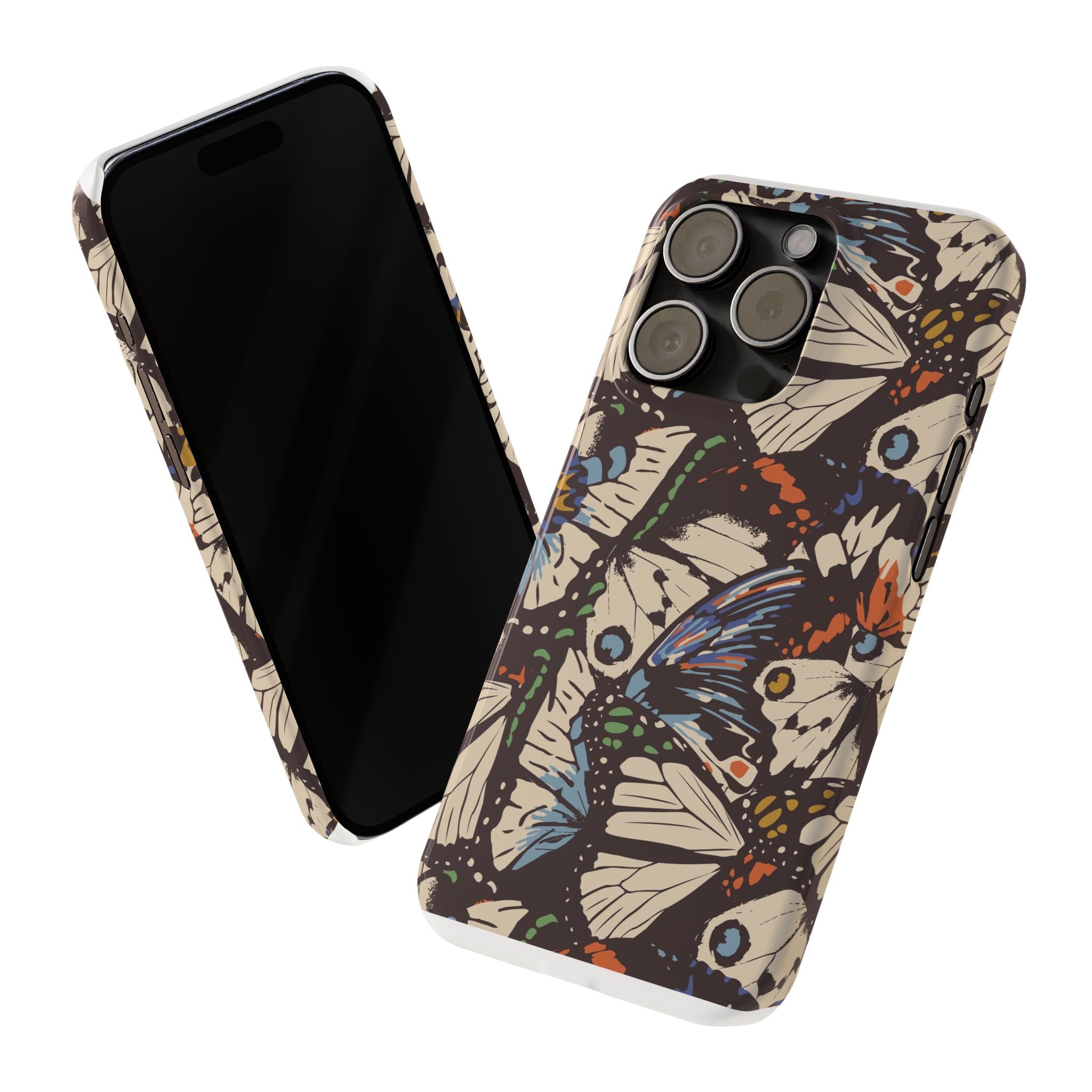 Butterfly Slim Phone Cases - Eco-Friendly, Stylish Gift for Nature Lovers, Unique Phone Protector, Birthday Gift, Trendy Design