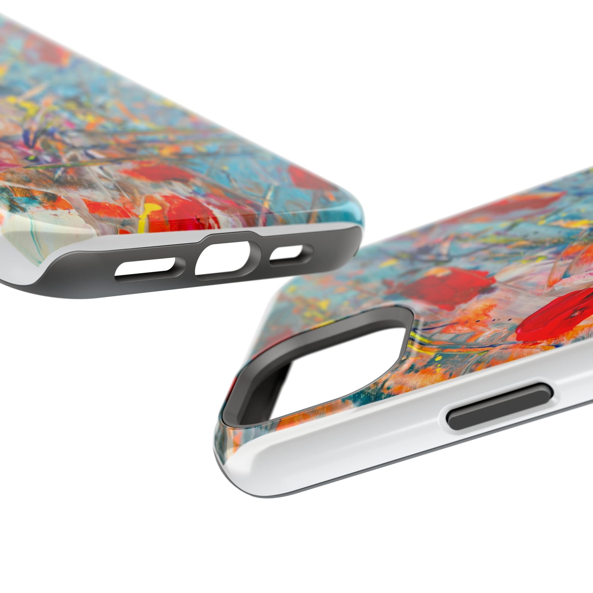 Vibrant Magnetic Phone Cases for Art Lovers, Colorful Phone Protection, Unique Gift for Creatives, Customizable Tech Cases