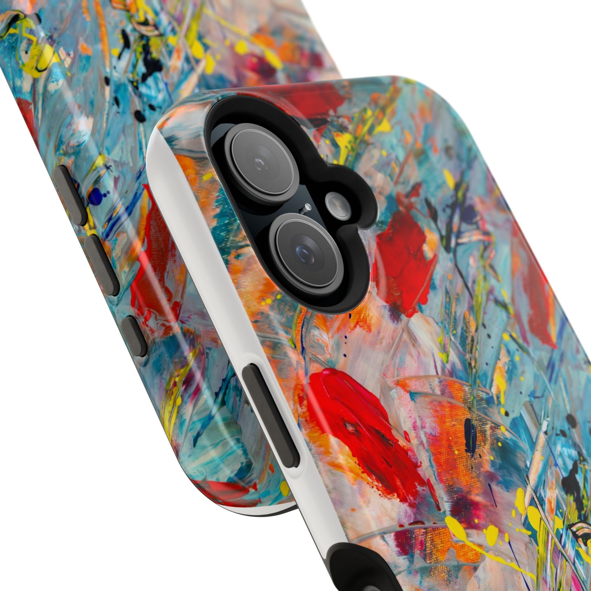 Vibrant Magnetic Phone Cases for Art Lovers, Colorful Phone Protection, Unique Gift for Creatives, Customizable Tech Cases