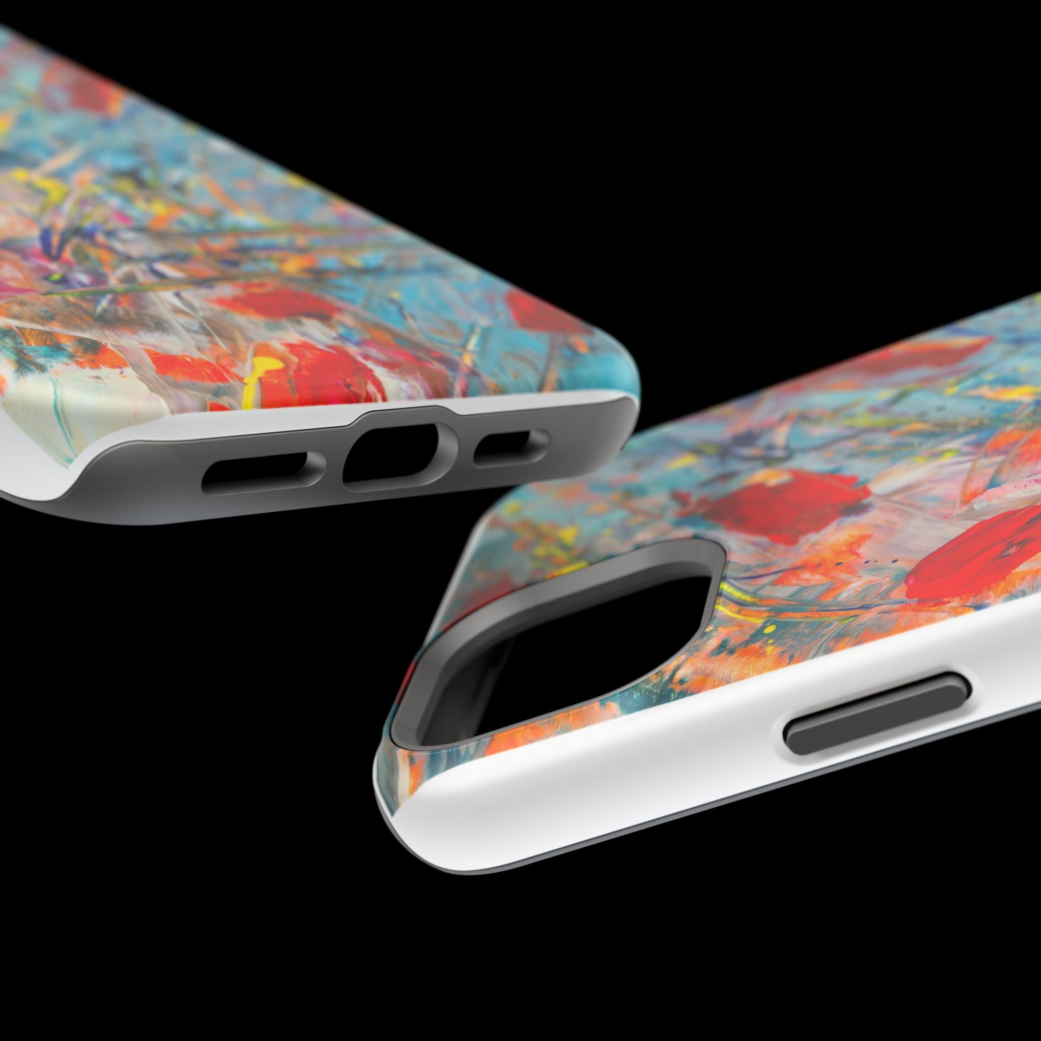 Vibrant Magnetic Phone Cases for Art Lovers, Colorful Phone Protection, Unique Gift for Creatives, Customizable Tech Cases