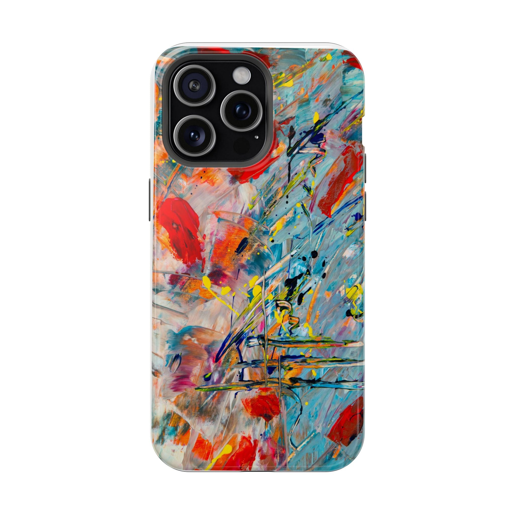 Vibrant Magnetic Phone Cases for Art Lovers, Colorful Phone Protection, Unique Gift for Creatives, Customizable Tech Cases