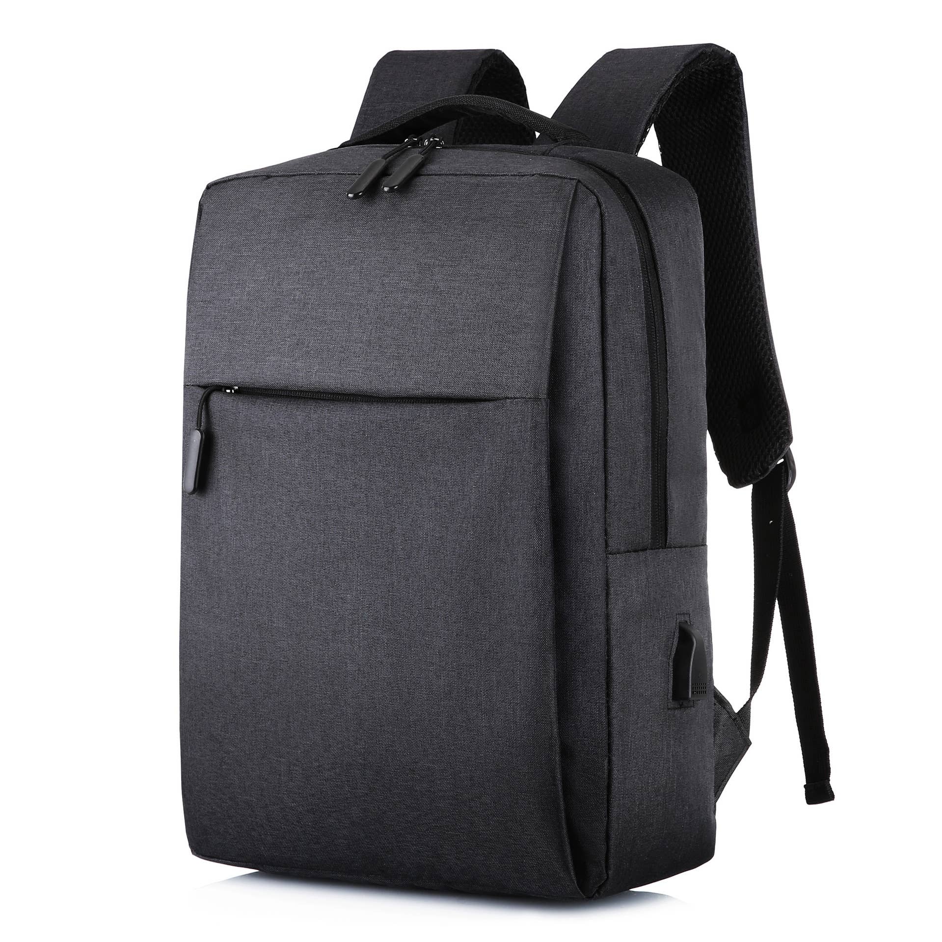 Multifunctional Business Bag Large Capacity Backpack: Black / M